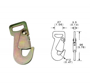 China Factory for Ratchet Tie Down Webbing - Hook-ZL3003-S – Jiawei