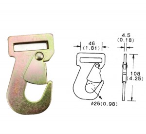 Special Design for Safety Factor 6:1 Polyester Heavy Duty Flat Webbing Sling - Hook-ZL3005 – Jiawei