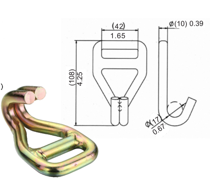 Well-designed Ce Gs Lashing Webbing Belt - Hook-ZLDH611 – Jiawei